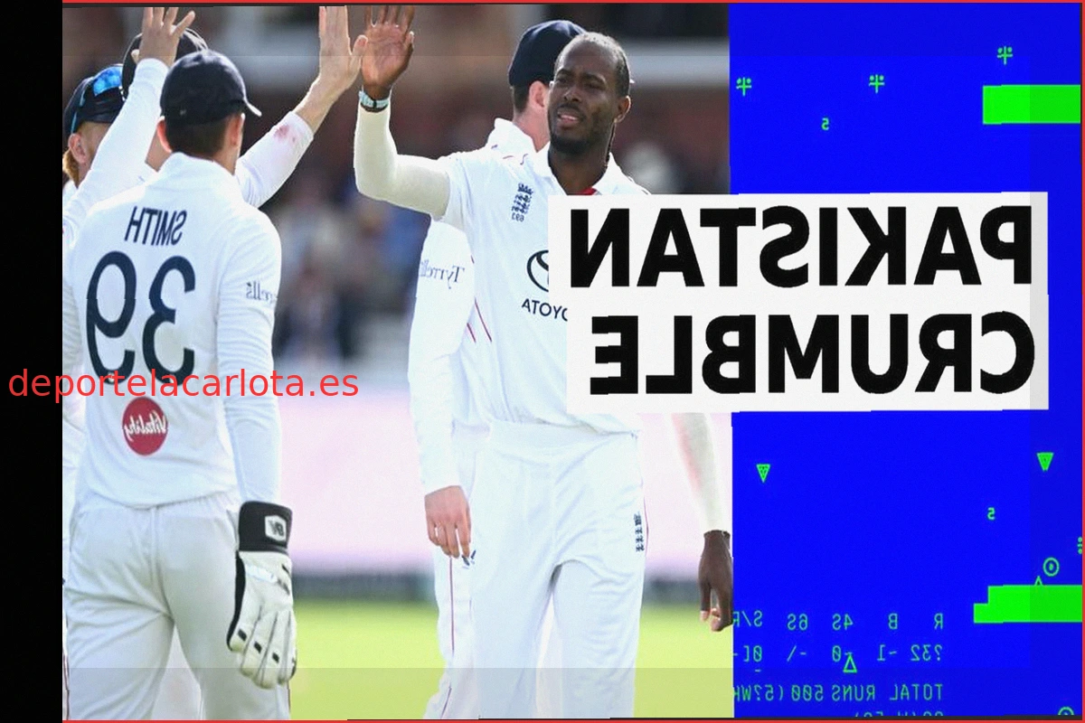¡Pakistán se derrumba! Inglaterra derriba cinco wickets en 19 carreras