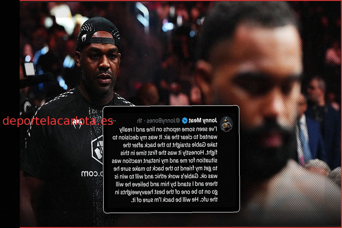 Jon Jones explica la salida de Gable Steveson del octágono tras KO de 12 segundos en UFC 331